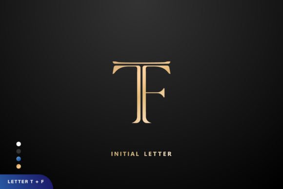 Download TF Initial Letters Monogram Logotypes - Type Collection