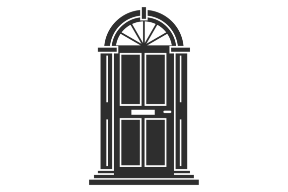 Download House Front Door. Architectural Element. - Architectural Collection