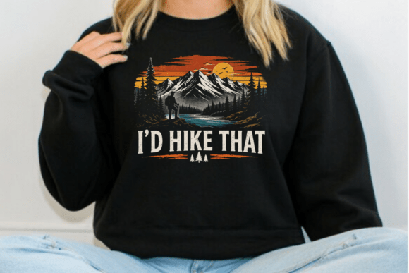 Download I’d Hike That PNG Hiking Mountain - Premium Resources