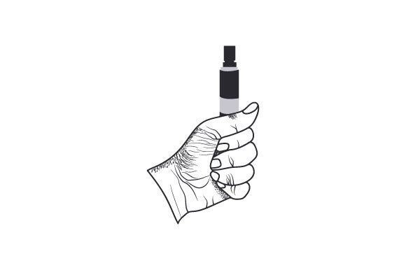 Download Vaping Logotypes and Hand Holding - Type Collection